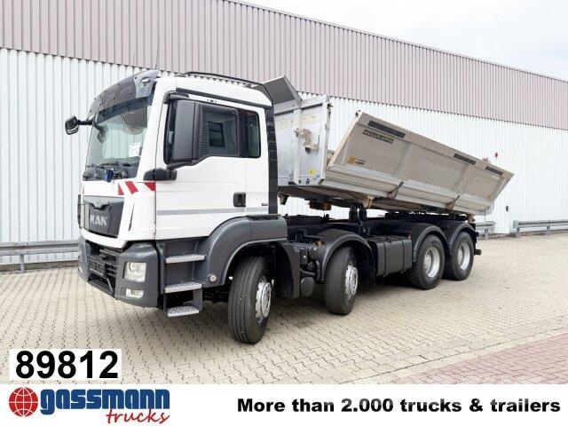 MAN TGS 35.440 8X4 BB, Navi, Meiller Bordmatik Savivarčių priekabų vilkikai