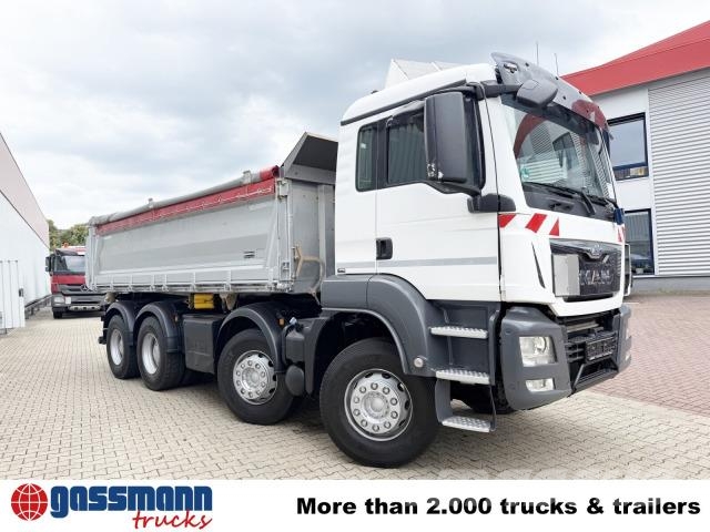 MAN TGS 35.440 8X4 BB, Navi, Meiller Bordmatik Savivarčių priekabų vilkikai