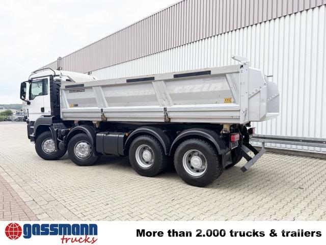 MAN TGS 35.440 8X4 BB, Navi, Meiller Bordmatik Savivarčių priekabų vilkikai