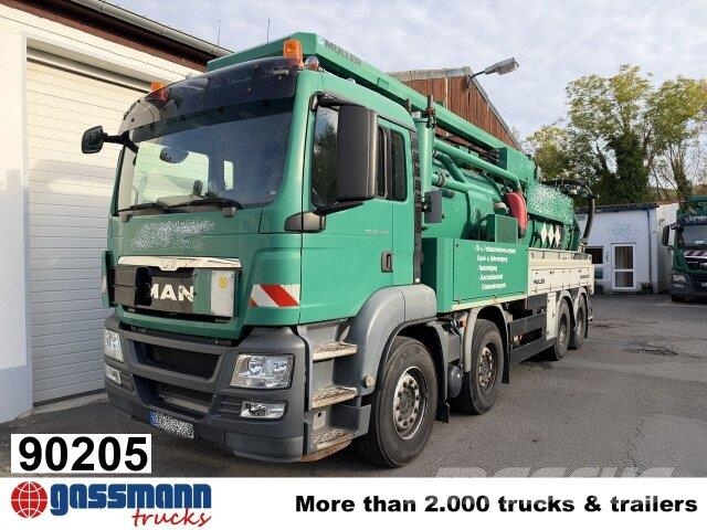 MAN TGS 35.440 8x4, Müller VM F 150 Schlammsaugwagen Spazzatrici