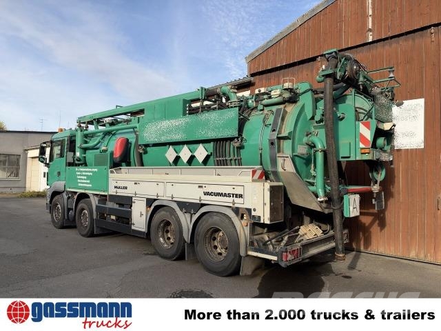 MAN TGS 35.440 8x4, Müller VM F 150 Schlammsaugwagen Spazzatrici