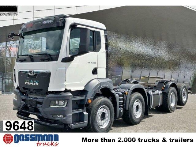 MAN TGS 35.480 8x2-6 BL CH, Lift/Lenkachse, Chassis met cabine