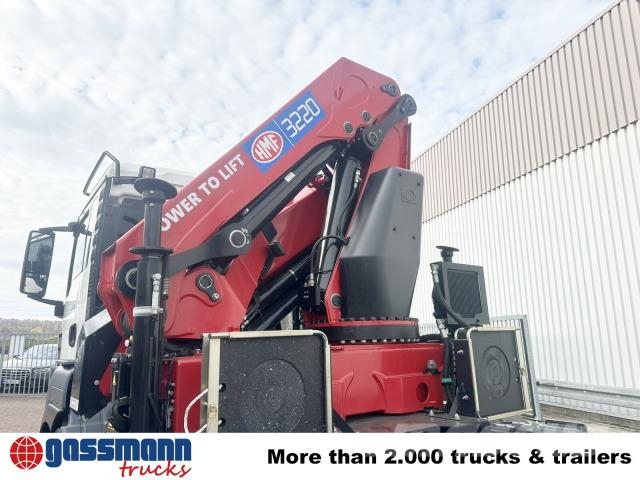 MAN TGS 35.480 8X4 BL, Kran HMF 3220-K6, 4-fach Φορτηγά ανατροπή με γάντζο