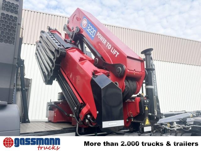 MAN TGS 35.480 8X4 BL, Kran HMF 3220-K6, 4-fach Φορτηγά ανατροπή με γάντζο