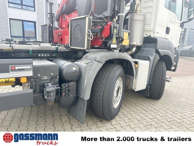 MAN TGS 35.480 8X4 BL, Kran HMF 3220-K6, 4-fach Φορτηγά ανατροπή με γάντζο