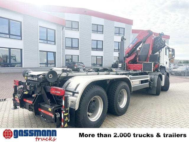 MAN TGS 35.480 8X4 BL, Kran HMF 3220-K6, 4-fach Φορτηγά ανατροπή με γάντζο
