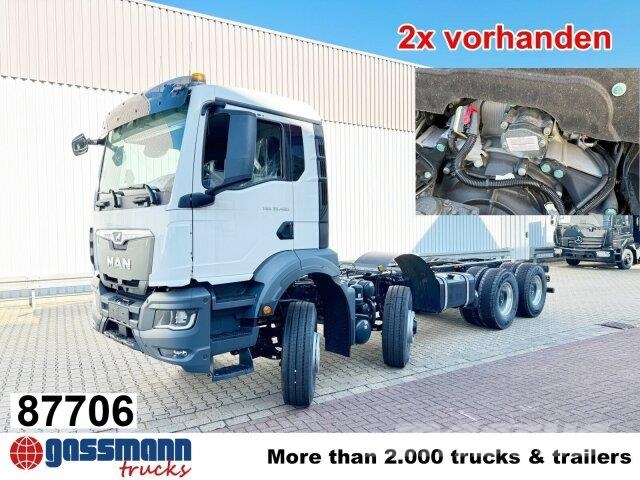 MAN TGS 35.480 8x6H BL CH, HydroDrive, Navi, Chassis Cab trucks