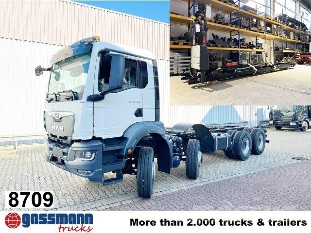 MAN TGS 35.480 8x6H BL CH, HydroDrive, Navi, 훅 리프트 트럭