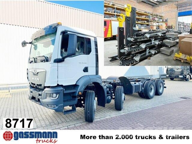 MAN TGS 35.480 8x6H BL CH, HydroDrive, Navi, 훅 리프트 트럭