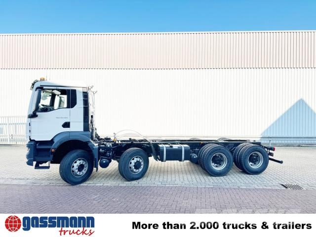 MAN TGS 35.480 8x6H BL CH, HydroDrive, Navi, 훅 리프트 트럭