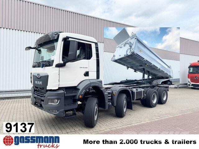 MAN TGS 35.480 8x8 BB CH, Hohe Bauart, Nebenantrieb Kiper kamioni