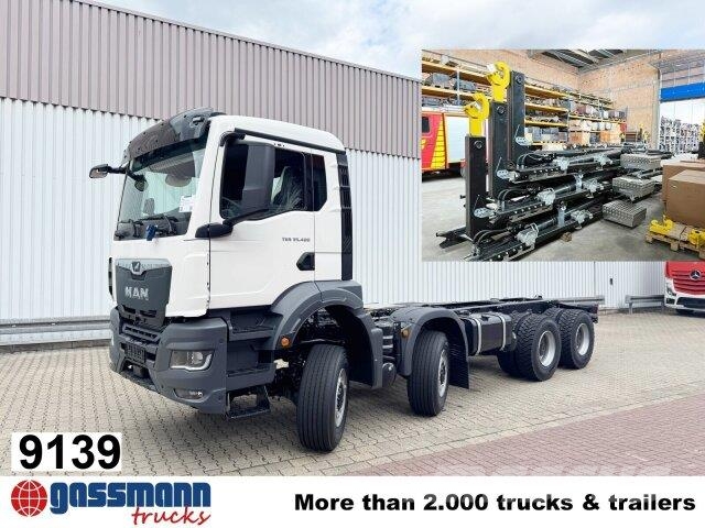 MAN TGS 35.480 8x8 BB CH, Hohe Bauart, Nebenantrieb Treileri ar āķi