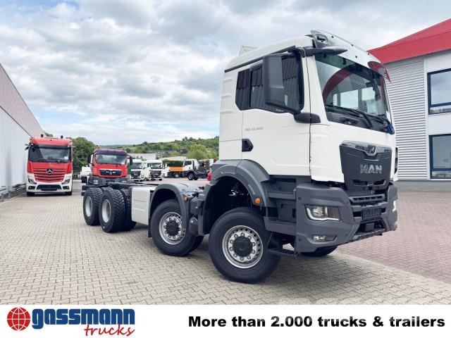 MAN TGS 35.480 8x8 BB CH, Hohe Bauart, Nebenantrieb Treileri ar āķi