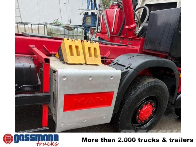 MAN TGS 35.500 8X6 BB, Stahlmulde ca. 21m³ Inne