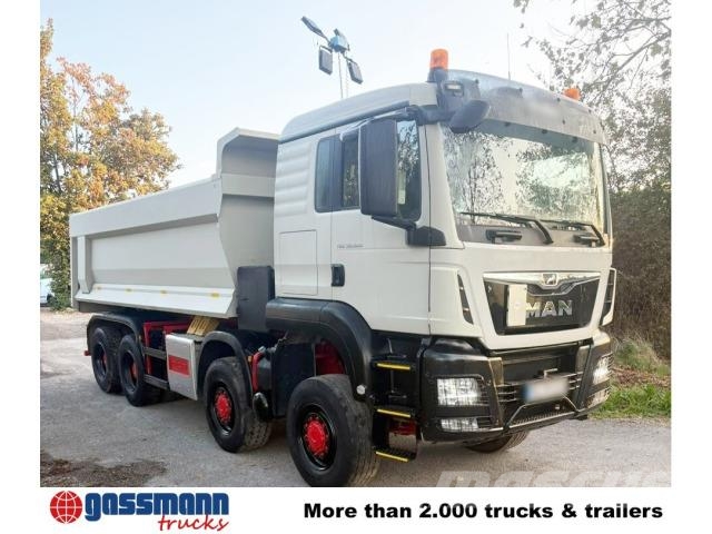 MAN TGS 35.500 8X6 BB, Stahlmulde ca. 21m³ Inne