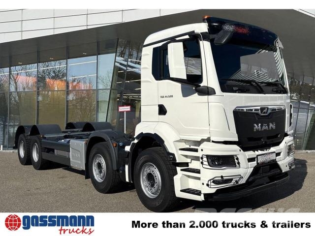 MAN TGS 41.520 8x4 BB CH, Nebenantrieb oben Wechselfahrgestell