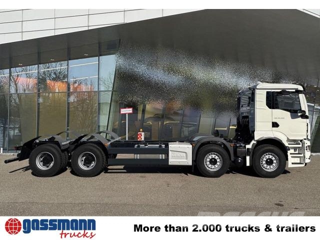 MAN TGS 41.520 8x4 BB CH, Nebenantrieb oben Wechselfahrgestell