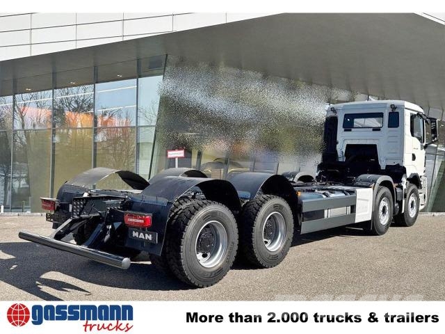 MAN TGS 41.520 8x4 BB CH, Nebenantrieb oben Wechselfahrgestell
