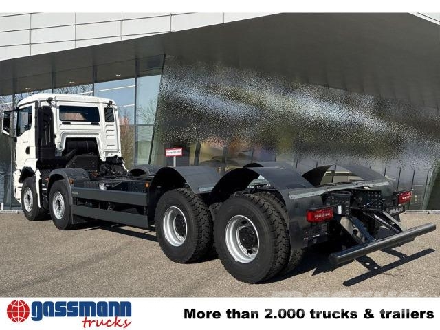 MAN TGS 41.520 8x4 BB CH, Nebenantrieb oben Wechselfahrgestell