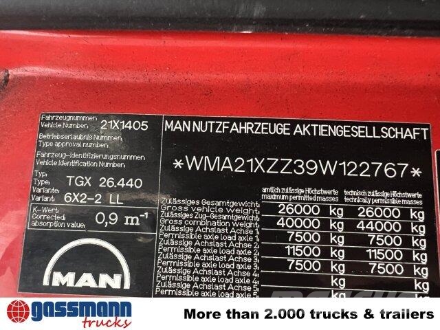 MAN TGX 26.440 6x2-2 LL, Lenk-Liftachse Φορτηγά Σασί