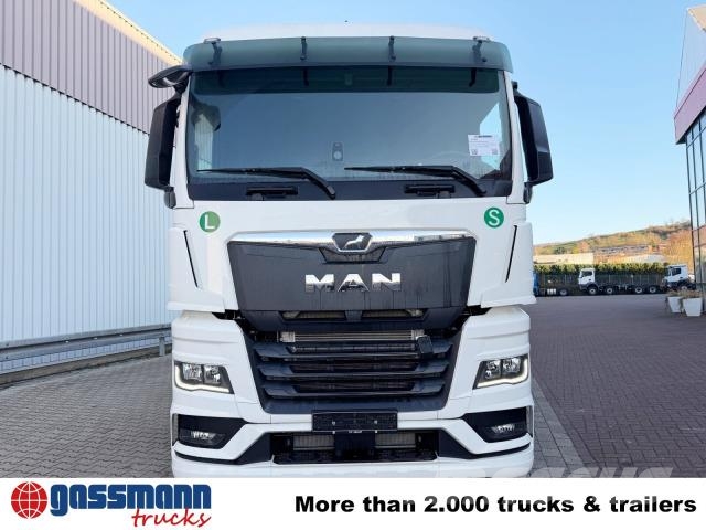 MAN TGX 26.470 6x2-4 BL, Heckkran Atlas AK 170.2-A12, Flakbilar