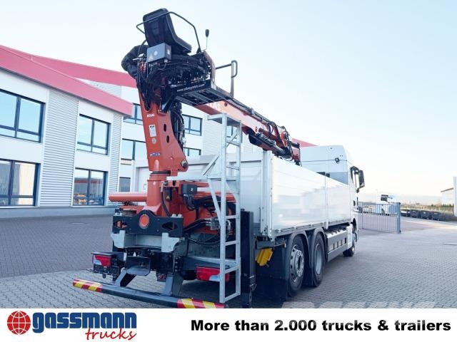 MAN TGX 26.470 6x2-4 BL, Heckkran Atlas AK 170.2-A12, Flakbilar