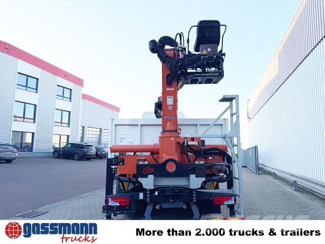 MAN TGX 26.470 6x2-4 BL, Heckkran Atlas AK 170.2-A12, Flakbilar
