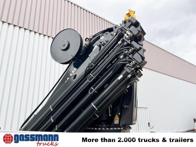 MAN TGX 26.510 6x2-4 LL, Kran Hiab X-HiPro 548 E-8, Platformas/izkraušana no sāniem