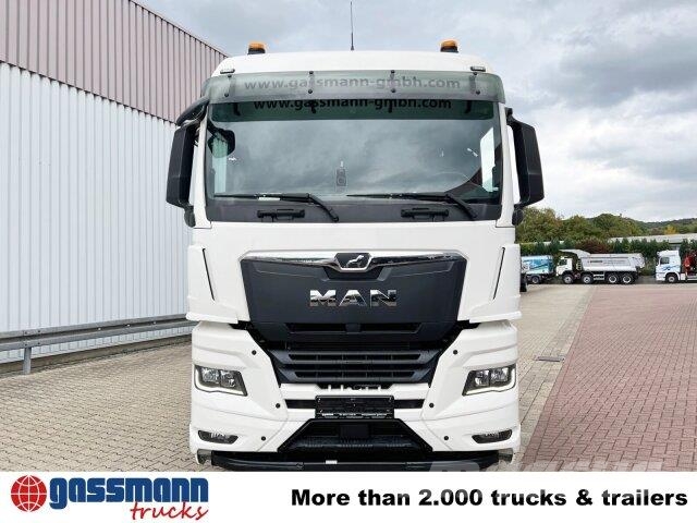 MAN TGX 26.510 6x2-4 LL, Kran Hiab X-HiPro 548 E-8, Platformas/izkraušana no sāniem