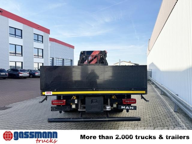 MAN TGX 35.460 8X4-4 BL, Kran HMF 1920-K5, Funk, شاحنات مسطحة/مفصلية الجوانب