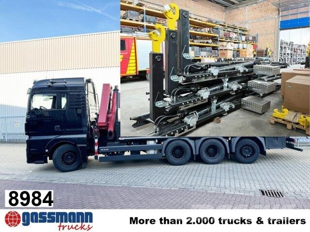 MAN TGX 35.460 8X4-4 BL, Kran HMF 1920-K5, Funk, 吊鉤式起重車