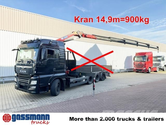 MAN TGX 35.460 8X4-4 BL, Kran HMF 1920-K5, Funk, 吊鉤式起重車
