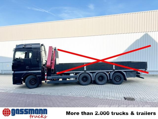 MAN TGX 35.460 8X4-4 BL, Kran HMF 1920-K5, Funk, 吊鉤式起重車