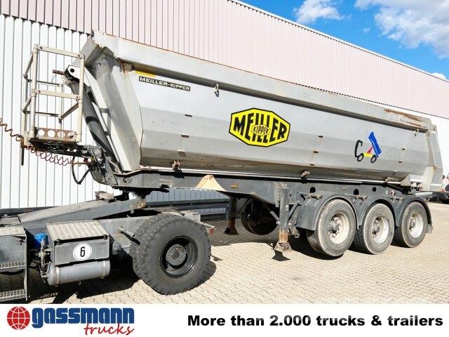 Meiller MHPS 12/27 NOSS2, Stahlmulde ca. 26m³, Liftachse Semi-trailer med tip