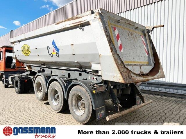 Meiller MHPS 12/27 NOSS2, Stahlmulde ca. 26m³, Liftachse Semi-trailer med tip