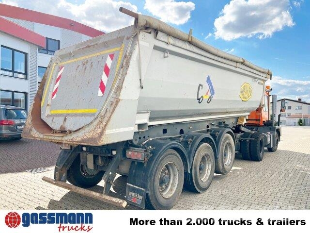 Meiller MHPS 12/27 NOSS2, Stahlmulde ca. 26m³, Liftachse Semi-trailer med tip