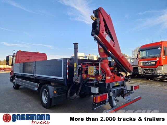 Mercedes-Benz 1218 L 4x2, Fassi Kran F 95A21 5.9m-1.545 kg, Flatbed / Dropside trucks