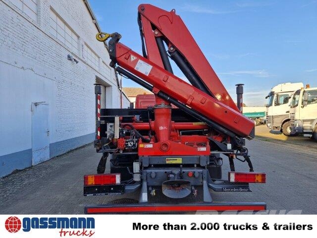 Mercedes-Benz 1218 L 4x2, Fassi Kran F 95A21 5.9m-1.545 kg, Flatbed / Dropside trucks