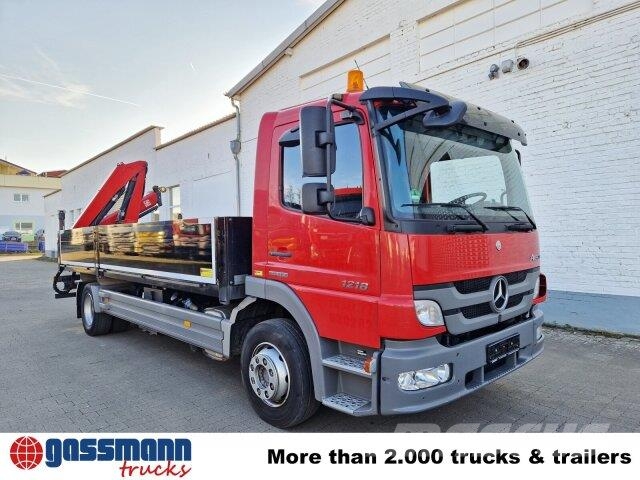 Mercedes-Benz 1218 L 4x2, Fassi Kran F 95A21 5.9m-1.545 kg, Flatbed / Dropside trucks