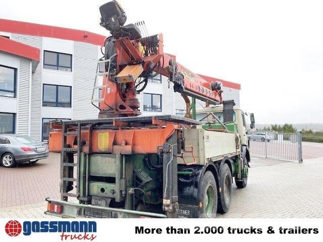 Mercedes-Benz 2635 6x4, V8, Heckkran Palfinger PK 28000, Funk, Flatbed / Dropside trucks