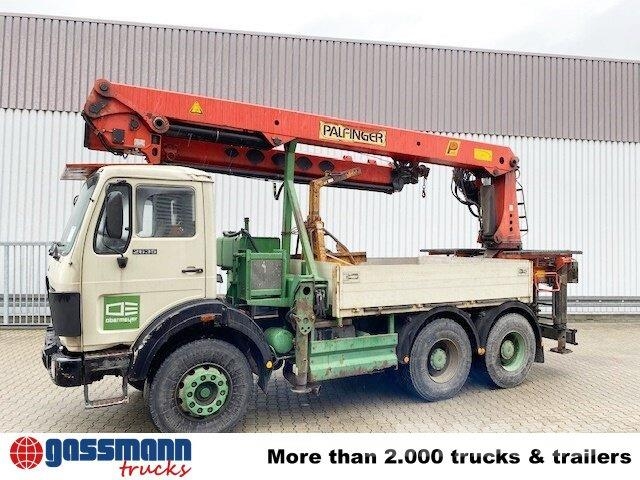 Mercedes-Benz 2635 6x4, V8, Heckkran Palfinger PK 28000, Funk, Flatbed / Dropside trucks