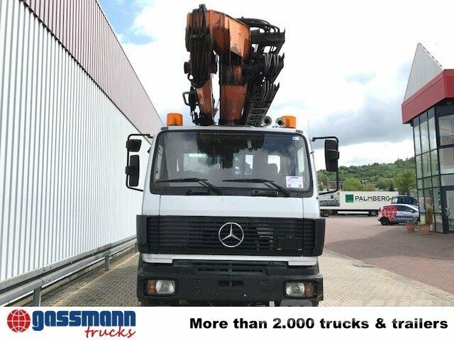 Mercedes-Benz 2638 K 6x4 mit Heckkran Palfinger PK 68000 Flatbed / Dropside trucks