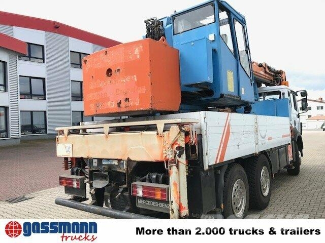 Mercedes-Benz 2638 K 6x4 mit Heckkran Palfinger PK 68000 Flatbed / Dropside trucks