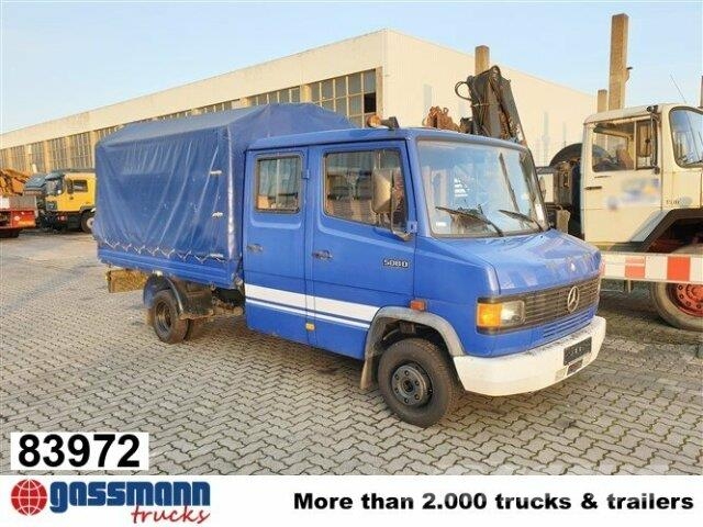 Mercedes-Benz 508 D 4x2 Doka, EX-THW Flatbed / Dropside trucks