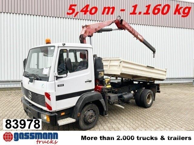 Mercedes-Benz 811 K 4x2 mit Kran Fassi F65A.21 (BJ.2009) Kiperi kamioni