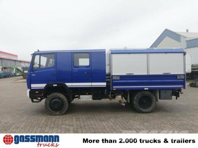 Mercedes-Benz 917 AF 4x4 Doka Flatbed / Dropside trucks