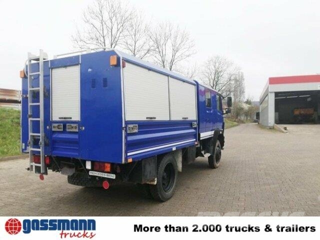 Mercedes-Benz 917 AF 4x4 Doka Flatbed / Dropside trucks