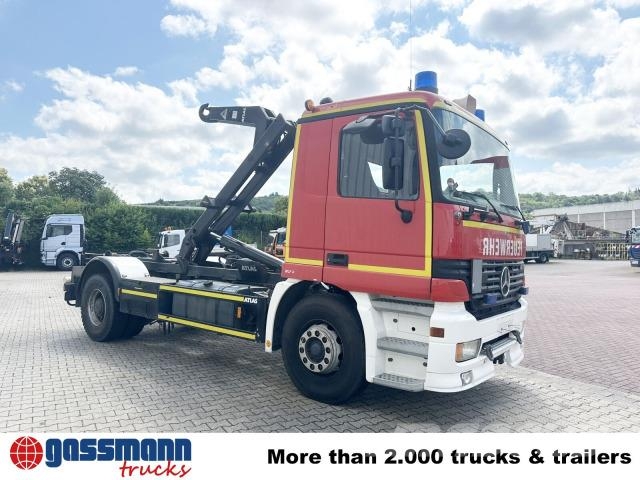 Mercedes-Benz Actros 1831 4x2, Atlas ARK 122 Camiones elevadores de gancho