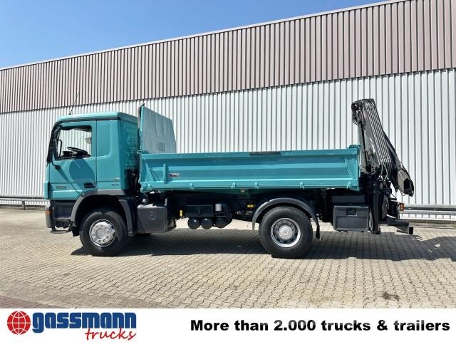 Mercedes-Benz Actros 1832 K 4x2 mit Heckkran Hiab XS 099ES-2 Tipper trucks