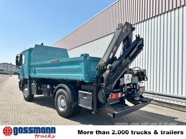 Mercedes-Benz Actros 1832 K 4x2 mit Heckkran Hiab XS 099ES-2 Tipper trucks